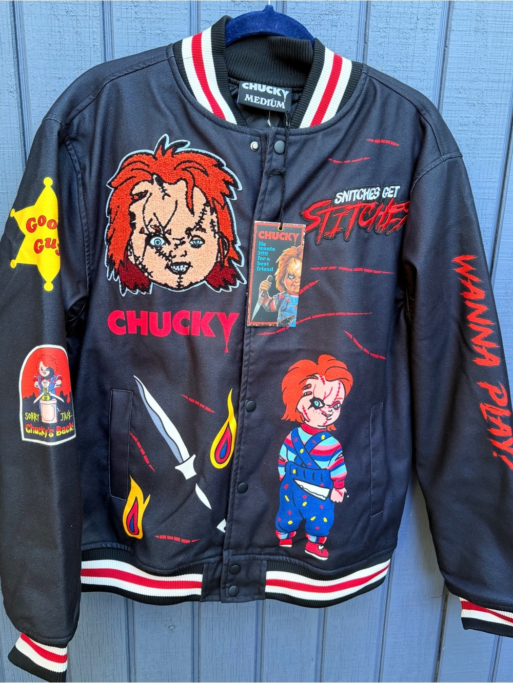 Mens chucky wool Scarface coat Sz. Medium